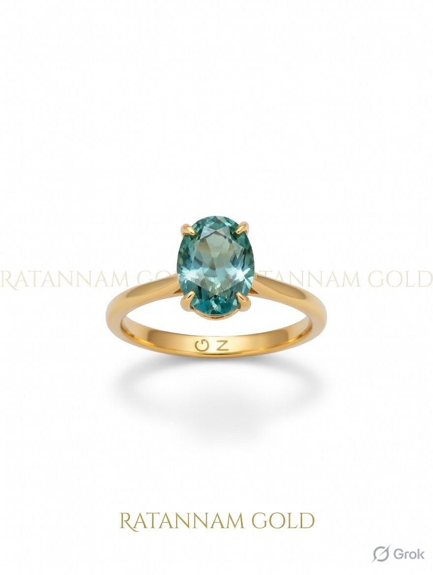 Ratnam Gold Oval Diamond Ring